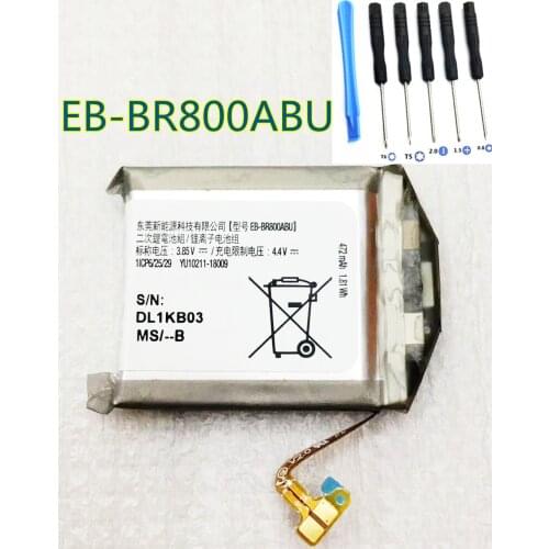 Replacement EB-BR800ABU EB-BR810ABU EB-BR170ABU Battery For Samsung Gear S4 SM-R800 SM-R810 SM-R805 SmartWatch