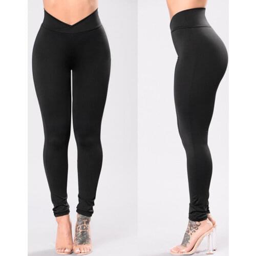 Hirigin Fashion Womens High Waist Elastic Leggings Fitness Workout Long Skinny Pants Trousers Casual Womens Long Leggings