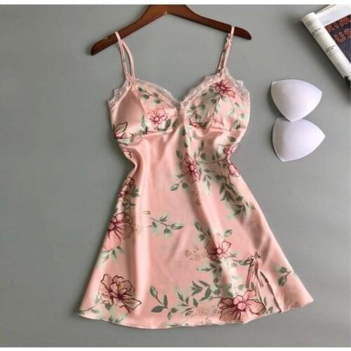 Kakaforsa Fashion Sexy Women Flower Lace Sleepwear Lingerie Nightwear Temptation Underwear Nightgowns night dress