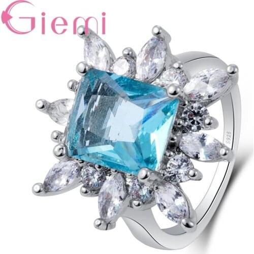 High Quality Real 925 Sterling Silver Vintage Fascination Ring For Women Luxury Original Flower Zircon Jewelry