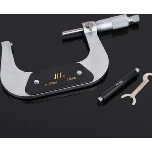 1PCS High Precision 0.01mm Outside Micrometer Caliper Tool With Mini Wrench For Mechanist Caliper Measuring Tool