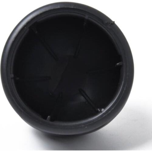 3Pcs 50mm Black Plastic+Rubber Tow Ball Cap Protection Car Van Trailer