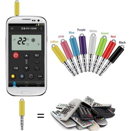 4Pcs Wireless Mobile Phone Remote Control Universal Smart Infrared Mobile Remote Control Jack for Android for IOS Random Color