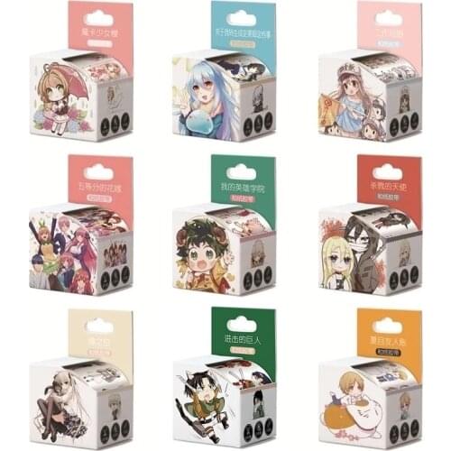 4cm*5m Anime Q Version Cartoon Washi Tape Adhesive Tape DIY Scrapbooking Sticker Label Masking Tape