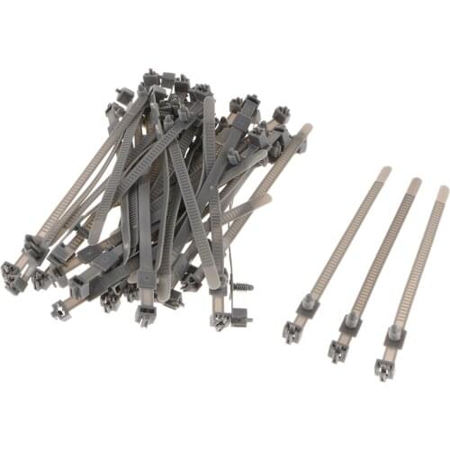 48 Pieces Nylon Zip Ties Flexible Strong Cord Wrap 170mm for Home Office