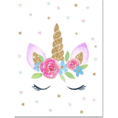 5D DIY Full square/round diamond painting cartoon unicorn 3D embroidery singer set cross stitch diamond mosaic Home decoration