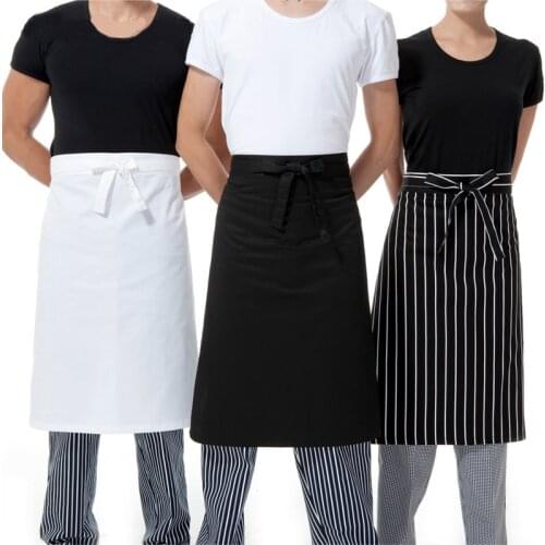 Chef Apron Waterproof Oil Cooking Apron Chef Aprons for Women Men Kitchen Bib Apron chef uniform Colorful solid color apron