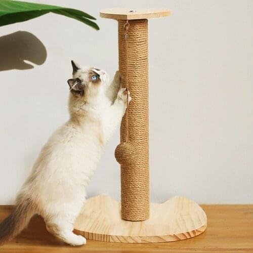 Sisal Cat Scratcher Cat Scratching Post Claw Sharpener Wearable Won't Fall Cat Climbing Shelf Funny Cat Toys Cat Supplies