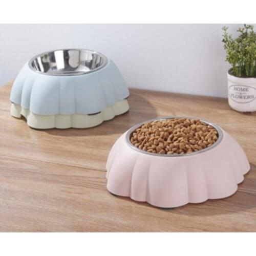 Pet Cat Dog Stainless Steel Bowl Dog Cat Feeder Drinking And Feeding Container Eating Utensils For Puppy Cat Product Pet Supplie