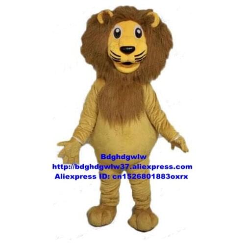 Lion Wild Animal Mascot Costume Adult Cartoon Character Outfit Suit Annual Meeting Marketing Promotions zx336