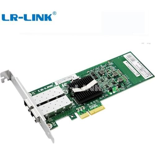 LR-LINK 9702EF -2SFP gigabit ethernet network card Dual Port PCI-E Fiber optical Network Adapter intel 82576 E1G42EF Compatible