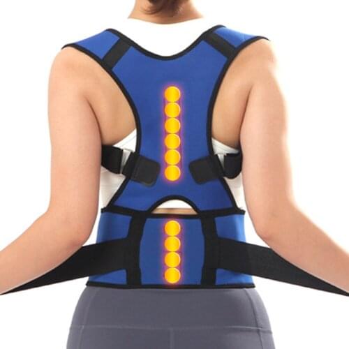 Magnetic Shoulder Posture Corrector Belt Men Women Orthopedic Medical Spine Lumbar Lower Back Brace Support Therapy Wrap Belt