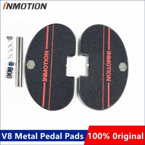 Original Metal Pedal Pads For INMOTION V8 Unicycle Self Balance Smart Electric Scooter SkateBoard Metal Pedal Pads Accessories
