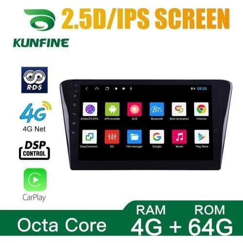 Octa Core 1024*600 Android 10.0 Car DVD GPS Navigation Player Deckless Car Stereo For Peugeot 408 2014-2017 Radio Headunit wifi