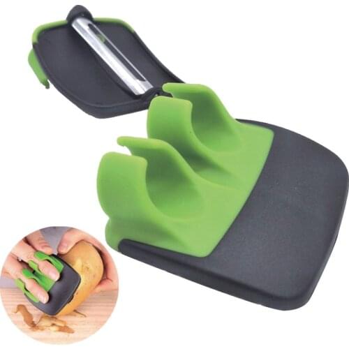 Durable Finger Melon Plan Easy Hold Comfortable Multi-function Planer Fruit Knife Garlic Peeler Durable Kitchen Tool