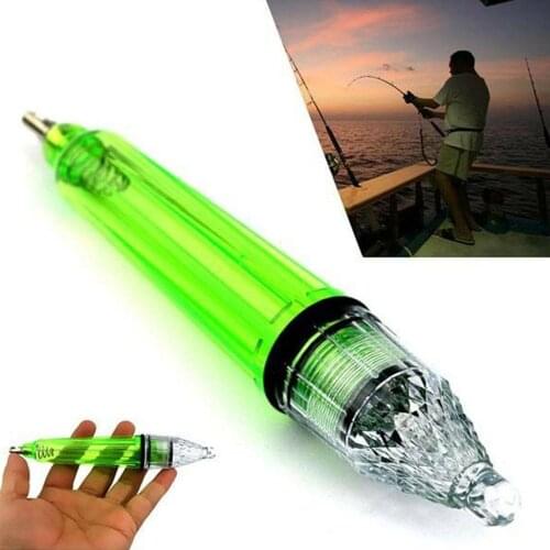 LED Flashing Mini Bait Lure Deep Drop Underwater Lights Fishing Squid Fish Lure Light Green Lamp Night Fish Lights 2020 New