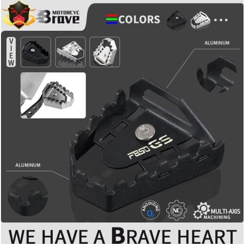 Motorcycle Rear Brake Pedal Step Tip Plate Enlarge Extender For BMW F850GS 2018 2019 2020 2021 F 850 GS F850 850GS