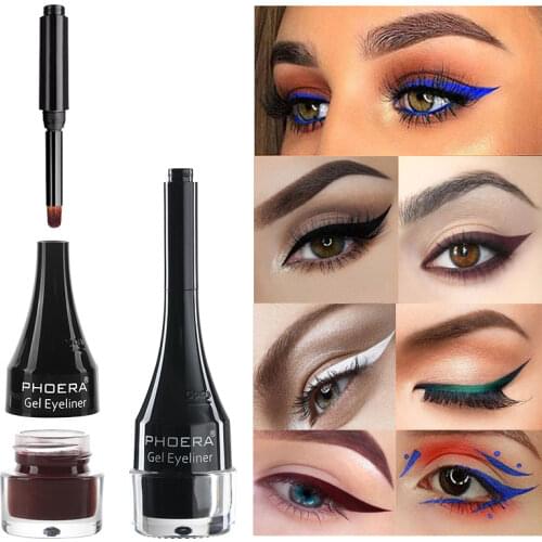 10 Colors Waterproof Eyeliner Glue Matte Not Blooming Eye Liner Eye Makeup Long Lasting Colorful Eyeliner Pencil Cosmetics
