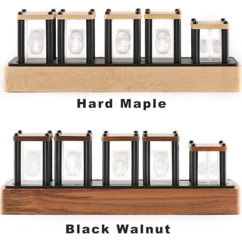 High quality Gixie Glow light analog Tube Clock Retro LED Color Discoloration Clock Creative Home digital clock