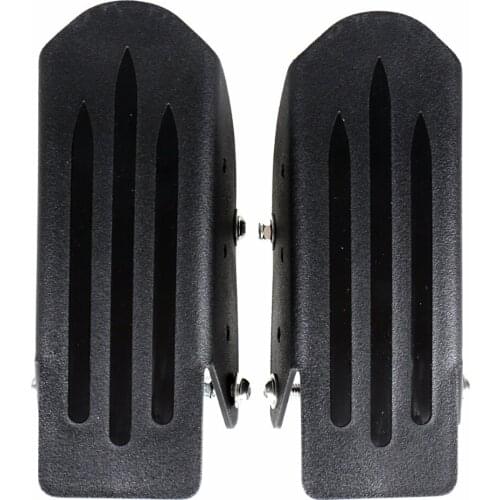 Black Shallow Cut Trailing Arm Rock Protection Guards For 14 15 16 17 18 Polaris RS1 RZR XP 1000&XP Turbo