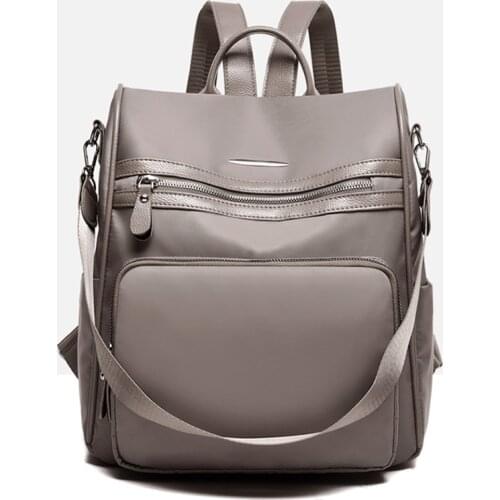 Women Multifunction Oxford Backpack Anti Theft Travel Large Shoulder Bag Best Sale-WT