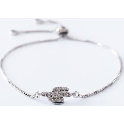 Gold silver Chain micro pave cz Zircon Cubic Zirconia bracelet rope adjusted Macramer jmj3 Bangle Fashion Jewelry Women