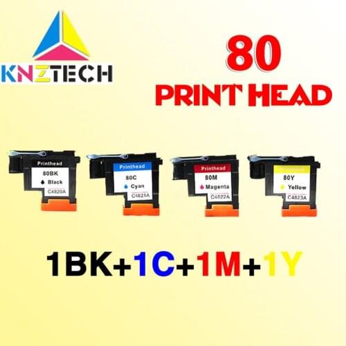 1set 4 colors C4820A C4821A C4822A C4823A compatible for80 printhead for Designjet 1000 1000plus 1050 1055 for80
