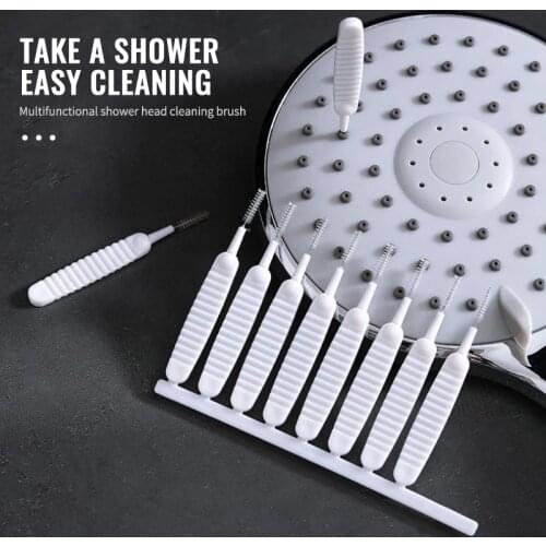 10-50pcs/set Shower Head Cleaning Brush Washing Anti-clogging Small Brush Pore Gap Brush Kitchen Toilet Phone Hole Cleaning Tool