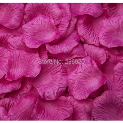 1000pcs romantic Rose Petals Wedding Decorative Artificial Flowers christmas Party Festival Decorations HB-005