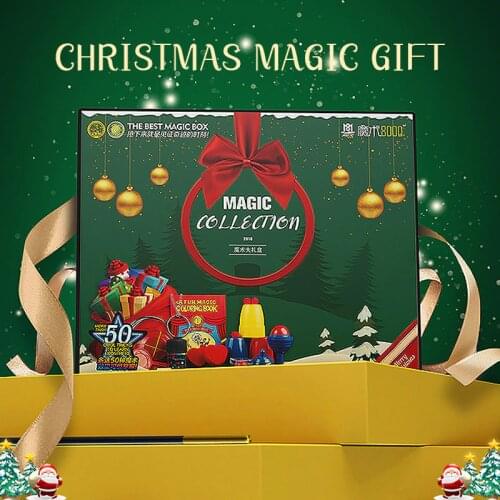 Christmas Gift Magic Tricks Large Box Full Set of childrens Small Toys Show