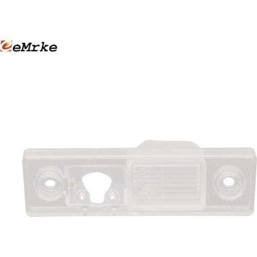 EEMRKE Car Rearview Backup Camera Bracket Mount License Plate Light Housing for Daewoo Kalos KLAS Lanos Nexia Nubira Tacuma Vida