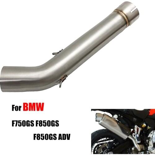 For BMW F750GS F850GS F 850 GS ADV Adventure 2018 2019 2020 2021 Motorcycle Exhaust Muffler Mid Link Pipe Escape Slip-on