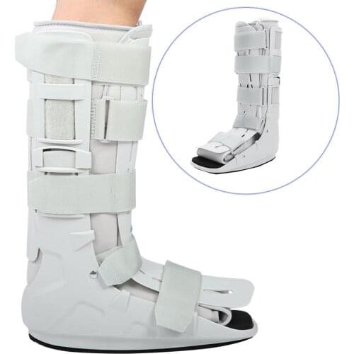 Adjustable Foam Pneumatic Walking Boot Ankle Strap Support Foot Orthosis Plantar Splint Brace Braces Supports