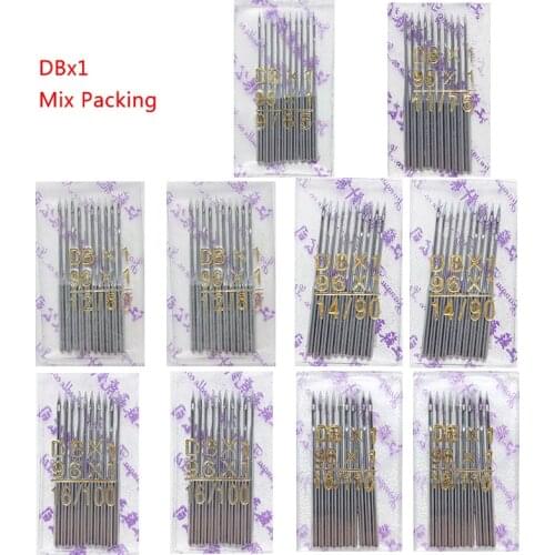 100pcs Sewing Needles DBX1 Mix Packing Compatible Suitable For All Brand Industrial Lockstitch Sewing Machine JUKI brother
