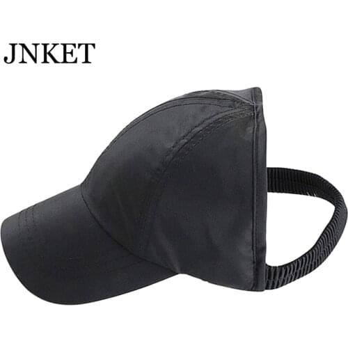 JNKET New Fashion Ponytail Baseball Cap Women Solid Color Sunhat Snapbacks Hats Summer Hat Outdoor Sport Hat Casquette