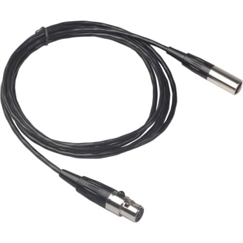 Mini XLR 3Pin Male to XLR 3Pin Female Audio Cable Aluminum Foil Shielded Wire Audio Cable for Microphone Cameras
