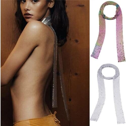 Trendy Sequins Choker Necklace For Woman Brand Exaggerated Statement Boho Necklaces Female Fashion Jewelry Gifts 2020 New