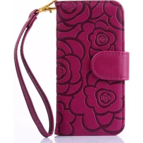 Fashion 3D camellia flower PU Leather Case for iPhone X 7 8 plus 6S 6Plus for samsung S8 S9 Plus S7 edge Note9 Cover Phone cases
