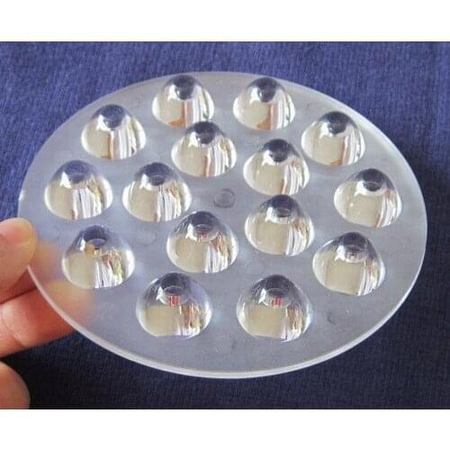 NJF-109.8 High quality Big Power LED Optical Lens, Lens Size: 109.8X11.2mm, Degree: 30, Clean Surface, PMMA materials