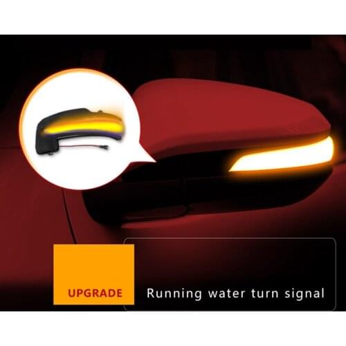 Pair LED Side Wing Rearview Mirror Dynamic Indicator Led Cornering Lamp for Toyota Hilux Hynix Hilux Fortune 2015