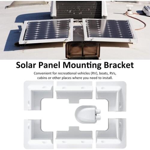 Solar Panel Mounting Side Brackets Corner For Motorhomes Boats Caravans RV Boats Campers Sheds UV-resistant