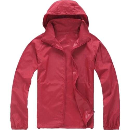 Ultralight Outdoor Men Women Hiking Camping Jacket Quick Drying Skin Windbreaker Sun Protection Thin Waterproof Anti UV Coat