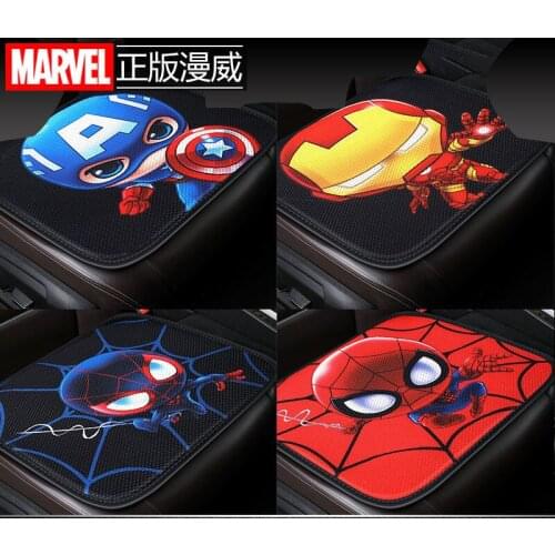 Disney Marvel Iron Man Captain America Car Breathable Cooling Pad Monolithic Tide Brand Four Seasons Universal