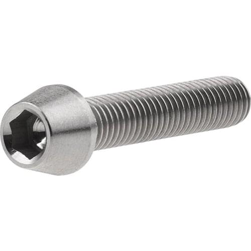 Xingxi Titanium Bolt M8x40mm Allen Key Taper Head Full Thread Screw for Bicycle Motorcycle Fastener