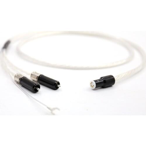 1.5M audio ODIN Tonarm Cable DIN RCA Phono Turntables Analog Cable Hifi