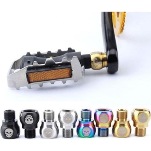 1 Pair Bike Bicycle Pedal Extender Adapters Set for 9/16 inch Crank M14x1.25 Thread 20mm