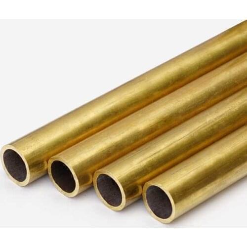 1pcs 146mm H62 brass tube thin wall pipe hollow pure round column duct through pass vessel 70mm-75mm outer diameter