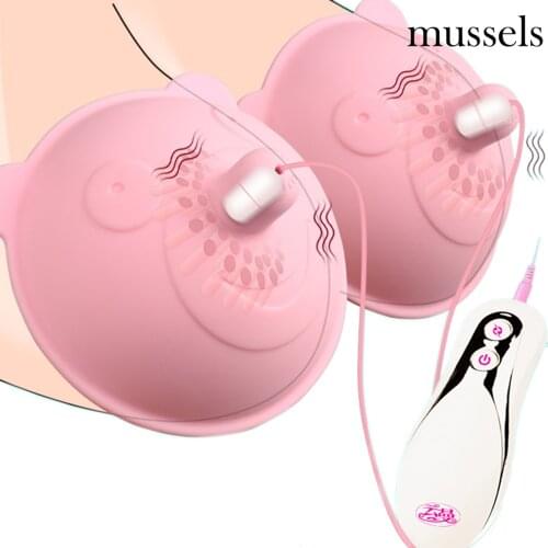 10 speed Vibrating Breasts Enlarge Massager stimulator tease sucking licking nipple boobs Bust Lift Enhancer Sex Toys For Female
