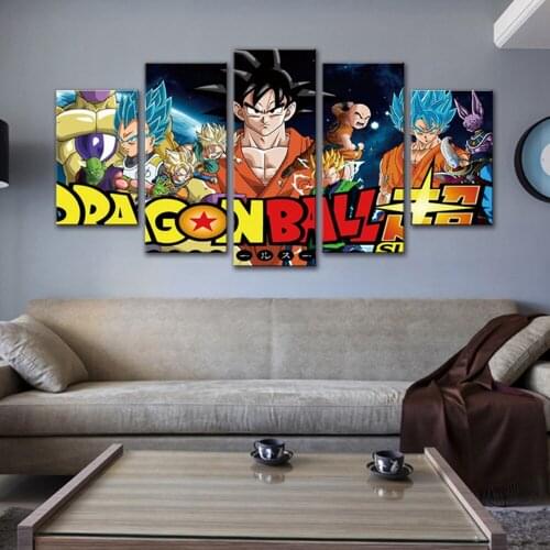 5 Panel Instinct Gift Ultra Cartoon Anime HD Prints Paintings Wall Art Home Decor Canvas Pictures Posters Decoration Accessories