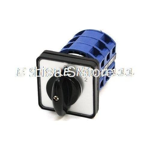 660V 25A ON/OFF/ON 3 Phase 12 Terminal Rotary Cam Changeover Combination Switch